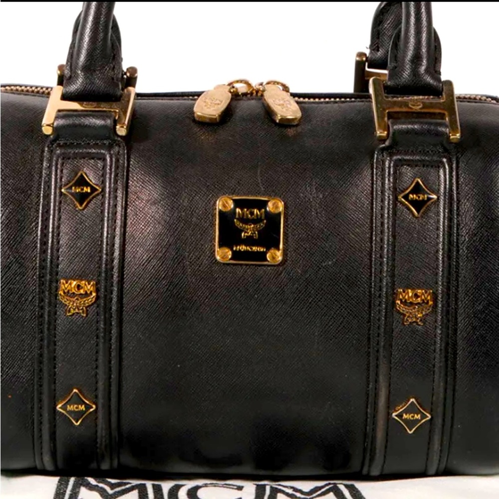 MCM Leather Tote Bag Authentic + Dust Bag ❤️❤️❤️